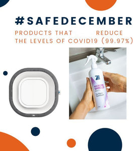 Safe December - product that reduce the levels of COVID-19 Coronavirus 99.97%