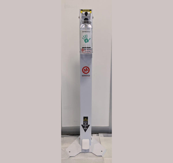 Springbok Dispenser – Pedal activated freestanding dispenser